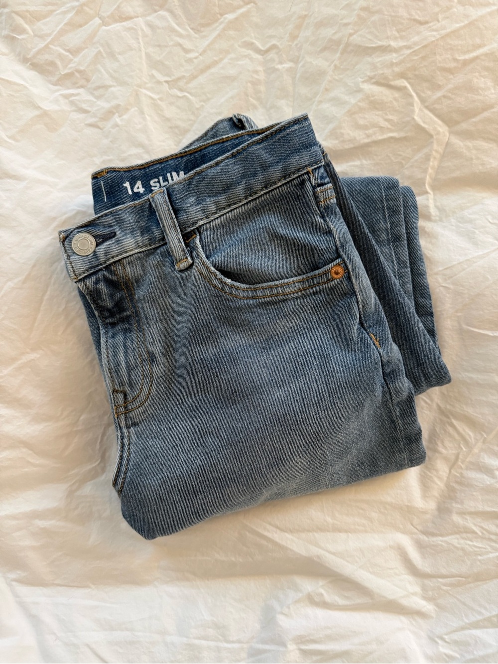 GAP Kids Slim Jeans in Light Blue Wash